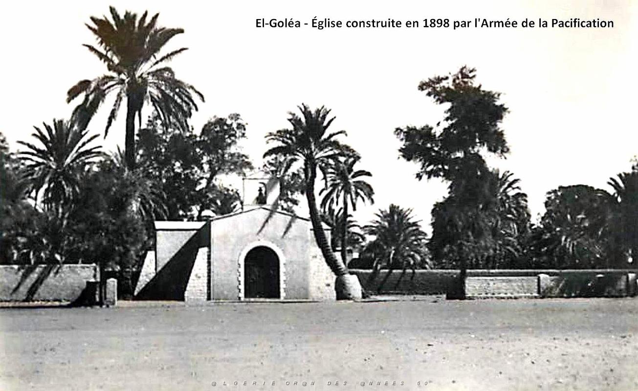 El-Golea - Eglise construite en 1898 par l'Armee de Pacification.jpg
